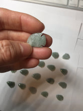 Load image into Gallery viewer, 100% Natural type A clear/light green jadeite jade 3D tropical fish Pendant group BF152
