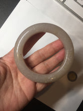 Load image into Gallery viewer, 56mm 100% natural light purple/pale pink/beige with flying snow Quartzite (Shetaicui jade) bangle SY76
