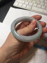 Load image into Gallery viewer, 52.7mm certified 100% natural Type A light green/purple jadeite jade bangle PE10-0323
