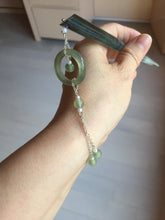 Load image into Gallery viewer, 18.5cm 100% Natural icy watery black/clear (水墨) Xiu Jade Serpentine hairpin AW29
