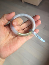 Load image into Gallery viewer, 47mm 100% natural Type A sunny green purple yellow brown oval jadeite bangle PD15
