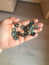 Load image into Gallery viewer, 100% Natural type A dark green/blue/gray/black heart Guatemala jadeite Jade pendant PH107 Add on item
