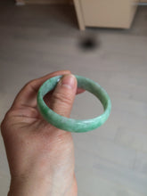 Load image into Gallery viewer, 52.5mm certified 100% natural Type A sunny green jadeite jade bangle BK5-3359
