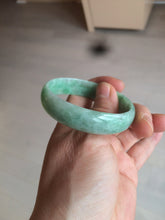 Load image into Gallery viewer, 52.5mm certified 100% natural Type A sunny green jadeite jade bangle BK5-3359
