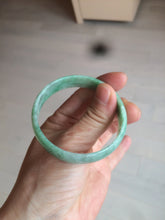 Load image into Gallery viewer, 52.5mm certified 100% natural Type A sunny green jadeite jade bangle BK5-3359
