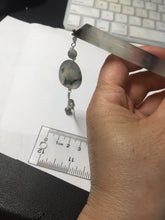 Load image into Gallery viewer, 18.5cm 100% Natural icy watery black/clear (水墨) Xiu Jade Serpentine hairpin AW26
