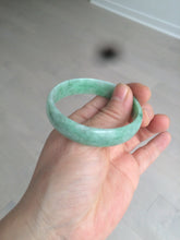 Load image into Gallery viewer, 52.5mm certified 100% natural Type A sunny green jadeite jade bangle BK5-3359
