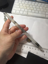 Load image into Gallery viewer, 18.5cm 100% Natural icy watery black/clear (水墨) Xiu Jade Serpentine hairpin AW26
