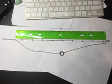 Load image into Gallery viewer, Double Layer  Necklace with 100% natural Type A dark Green blue Guatemala Jadeite ring Choker Style Upper Layer Necklace PH28
