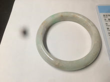 Load image into Gallery viewer, 55.7mm 100% natural Type A sunny green/brown/white jadeite jade bangle R97-3332
