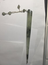 Load image into Gallery viewer, 15.5cm 100% Natural icy watery black/clear (水墨) Xiu Jade Serpentine hairpin AW28
