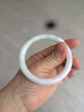 Load image into Gallery viewer, 55mm certified Type A 100% Natural sunny green/white/brown Jadeite Jade bangle BF25-1470
