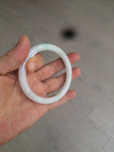 Load image into Gallery viewer, 55mm certified Type A 100% Natural sunny green/white/brown Jadeite Jade bangle BF25-1470
