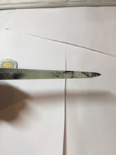 Load image into Gallery viewer, 18.5cm 100% Natural icy watery black/clear (水墨) Xiu Jade Serpentine hairpin AW29
