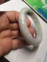 Load image into Gallery viewer, 55.7mm 100% natural Type A sunny green/brown/white jadeite jade bangle R97-3332
