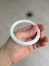 Load image into Gallery viewer, 55mm certified Type A 100% Natural sunny green/white/brown Jadeite Jade bangle BF25-1470
