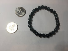 Load image into Gallery viewer, 6.8mm size 50-55mm 100% natural type A icy watery dark green/blue/gray jadeite jade beads bracelet PB80
