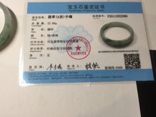 Load image into Gallery viewer, 52.5mm Certified 100% natural Type A light green/sunny green Whispers of the Spring Breeze jadeite jade bangle PA230-2380
