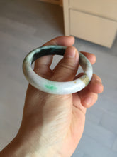 Load image into Gallery viewer, 53.2mm certificated Type A 100% Natural sunny green/brown/purple/black(FU LU SHOU, 福禄寿) Jadeite Jade bangle BG237-3302
