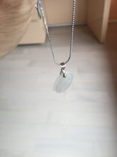Load image into Gallery viewer, 100% Natural type A sunny green/yellow round Jadeite Jade safe and sound pendant group BP94
