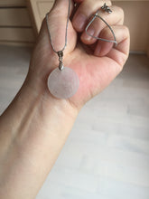 Load image into Gallery viewer, 100% Natural type A sunny green/yellow round Jadeite Jade safe and sound pendant group BP94
