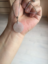 Load image into Gallery viewer, 100% Natural type A sunny green/yellow round Jadeite Jade safe and sound pendant group BP94
