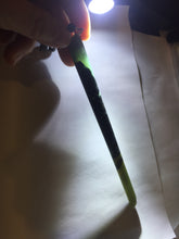 Load image into Gallery viewer, 15cm 100% Natural light green black gray blue Xiu Jade Serpentine hairpin AW33
