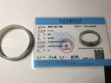Load image into Gallery viewer, 50.5mm certified 100% natural Type A light green/gray/purple jadeite jade bangle PD201-2387
