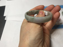 Load image into Gallery viewer, 50.5mm certified 100% natural Type A light green/gray/purple jadeite jade bangle PD201-2387
