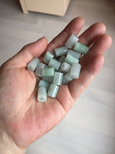 Load image into Gallery viewer, Type A 100% Natural white light green Jadeite Jade LuluTong (Every road is smooth) bead pendant group BP90 Add-on item
