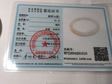 Load image into Gallery viewer, 57.5mm Certified Type A 100% Natural Light Green, Purple &amp; White Jadeite Jade Bangle AZ172-1010
