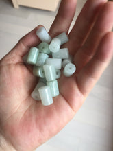Load image into Gallery viewer, Type A 100% Natural white light green Jadeite Jade LuluTong (Every road is smooth) bead pendant group BP90 Add-on item
