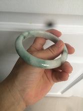 Load image into Gallery viewer, 60.7mm Certified Type A 100% Natural green/white jdeite Jade bangle AE57-4355
