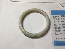 Load image into Gallery viewer, 57.5mm certified type A 100% Natural green/yellow/purple (FU LOU SHOU)Jadeite jade bangle PH36-0433
