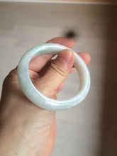 Load image into Gallery viewer, 52mm certified Type A 100% Natural icy light green oval Jadeite Jade bangle AZ45-5053
