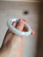Load image into Gallery viewer, 52mm certified Type A 100% Natural icy light green oval Jadeite Jade bangle AZ45-5053
