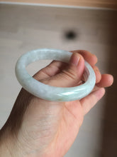 Load image into Gallery viewer, 52mm certified Type A 100% Natural icy light green oval Jadeite Jade bangle AZ45-5053
