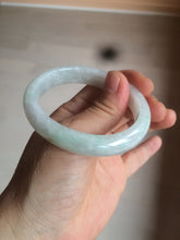 Load image into Gallery viewer, 52mm certified Type A 100% Natural icy light green oval Jadeite Jade bangle AZ45-5053
