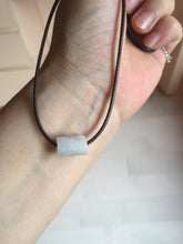 Load image into Gallery viewer, Type A 100% Natural white light green Jadeite Jade LuluTong (Every road is smooth) bead pendant group BP90 Add-on item
