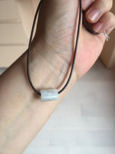 Load image into Gallery viewer, Type A 100% Natural white light green Jadeite Jade LuluTong (Every road is smooth) bead pendant group BP90 Add-on item
