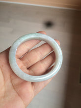 Load image into Gallery viewer, 52mm certified Type A 100% Natural icy light green oval Jadeite Jade bangle AZ45-5053
