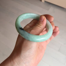 Load image into Gallery viewer, 54mm Certified Type A 100% Natural apple green dark green Jadeite Jade bangle BM23-0236
