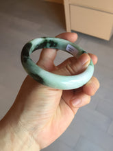 Load image into Gallery viewer, 60mm certificated Type A 100% Natural dark green/brown/black Jadeite Jade bangle BG239-3286

