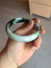Load image into Gallery viewer, 60mm certificated Type A 100% Natural dark green/brown/black Jadeite Jade bangle BG239-3286
