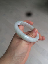 Load image into Gallery viewer, 52mm certified Type A 100% Natural icy light green oval Jadeite Jade bangle AZ45-5053

