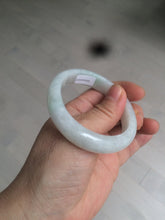 Load image into Gallery viewer, 52mm certified Type A 100% Natural icy light green oval Jadeite Jade bangle AZ45-5053
