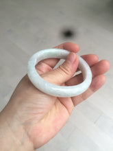Load image into Gallery viewer, 52mm certified Type A 100% Natural icy light green oval Jadeite Jade bangle AZ45-5053
