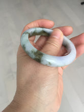 Load image into Gallery viewer, 52mm certified natural 100% natural Type A dark green brown purple jadeite jade bangle E151-4139
