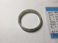 Load image into Gallery viewer, 50.2mm certified 100% natural Type A light green/gray/purple jadeite jade bangle PD202-2389
