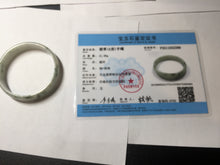 Load image into Gallery viewer, 50.2mm certified 100% natural Type A light green/gray/purple jadeite jade bangle PD202-2389
